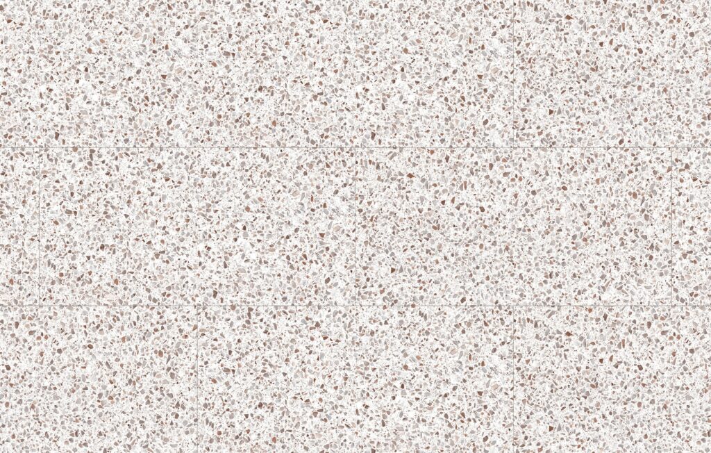 Fuzion Vinyl Tiles Vinyl Elite Tiles Smartdrop Elite Tile Alabaster Terrazzo Loose Lay