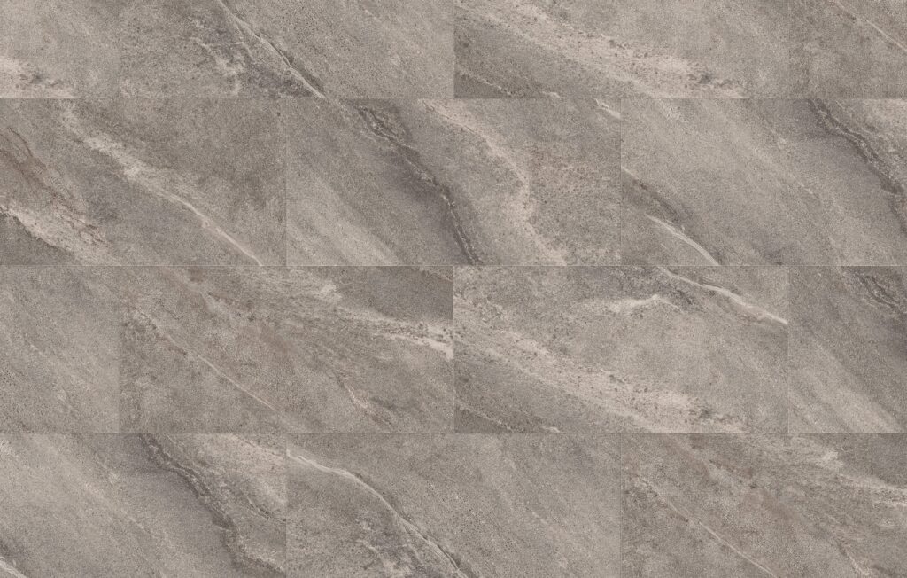 Fuzion Vinyl Tiles Smartdrop Silver Travertine Loose Lay