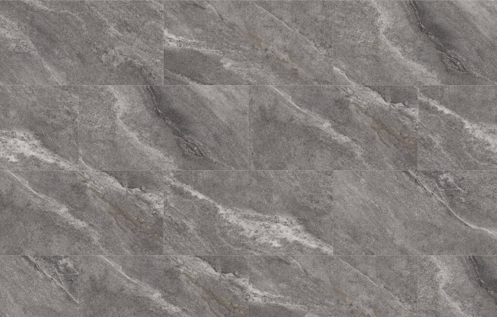 Fuzion Vinyl Tiles Terrastone Stonewash Slate Glue Down